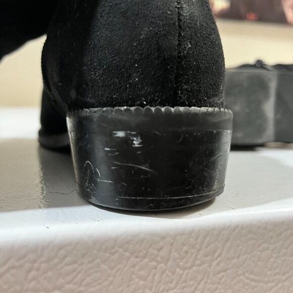 BLACK SUEDE BOOTS EUC! - Picture 5 of 7